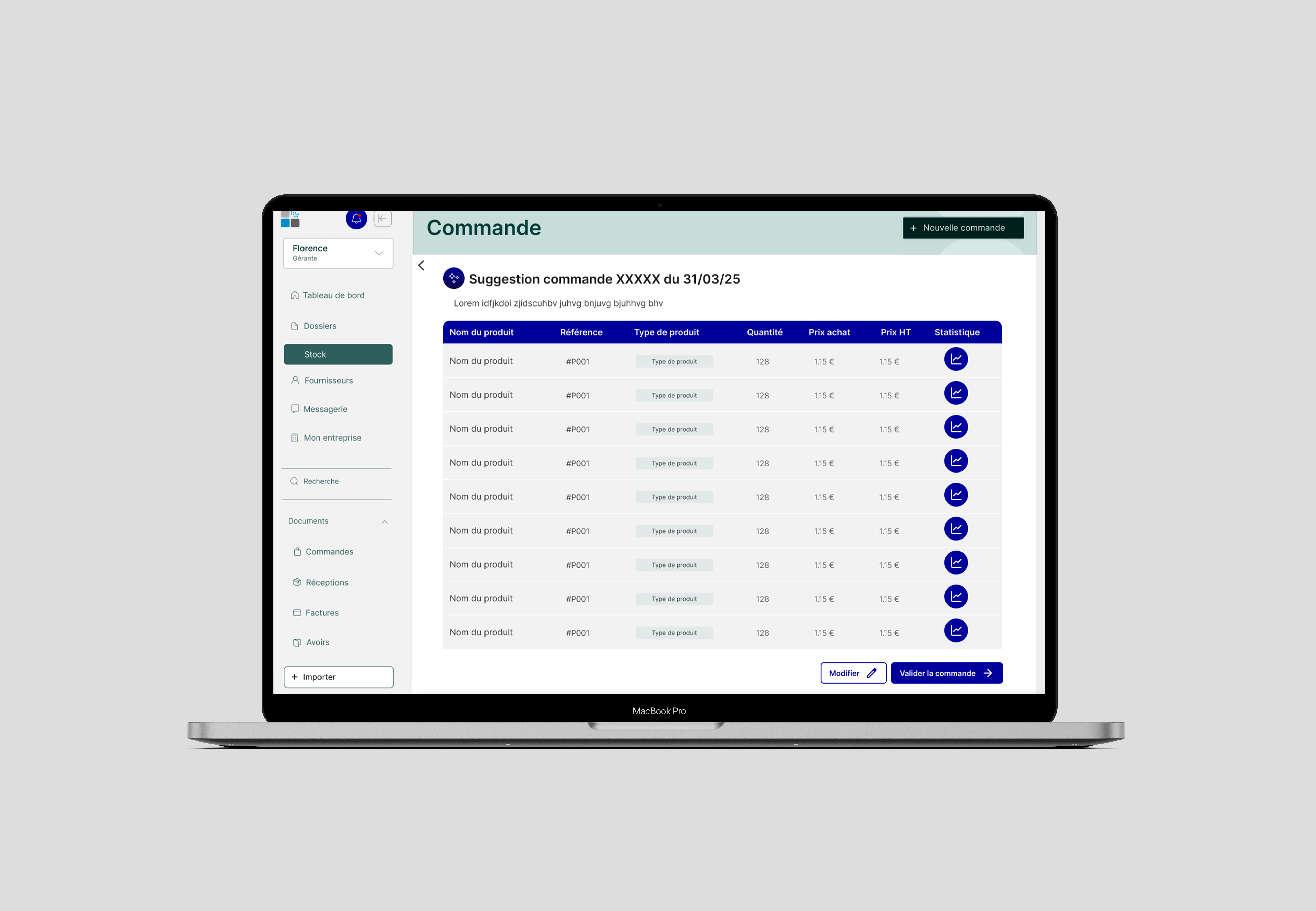Axe 1 — Tableau de bord de criticité des stocks