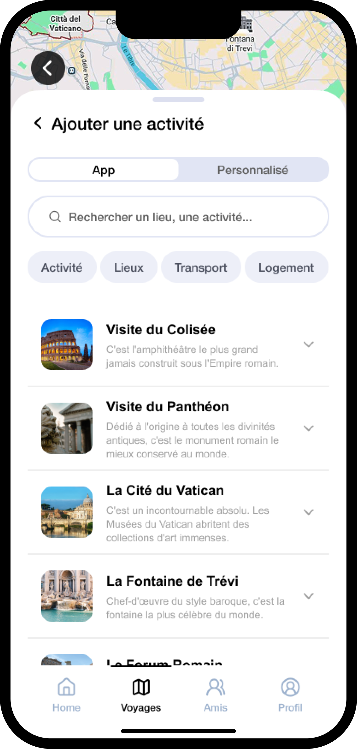 Ajouter une activité